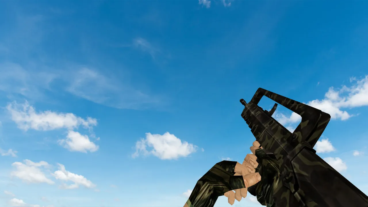 Famas Camouflage Model for CS 1.6 - Distinct Weapon Skin with HD Textures - screenshot 2