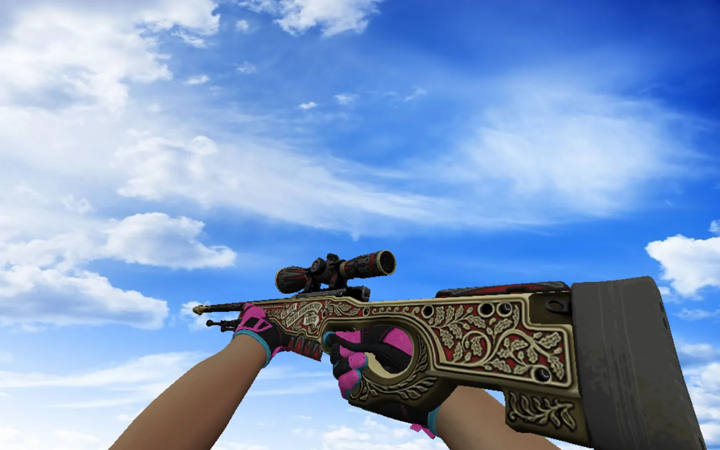 AWP Prince Model with Vice Sports Gloves for CS 1.6 - screenshot 1