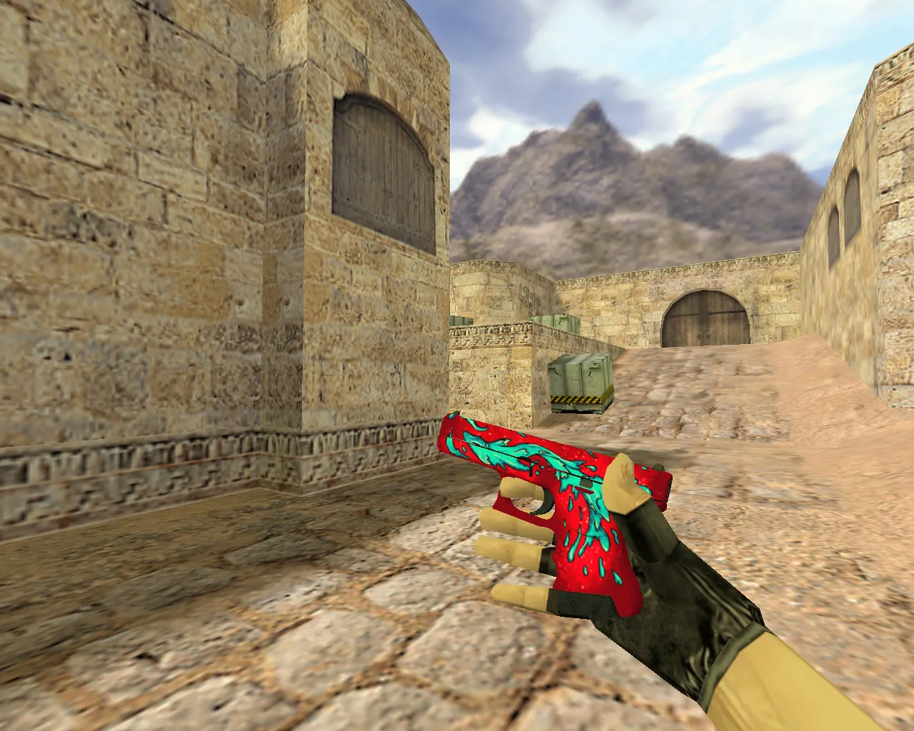 Aqua Glock Skin for Counter-Strike 1.6 - Unique Water Effect Model - screenshot 1