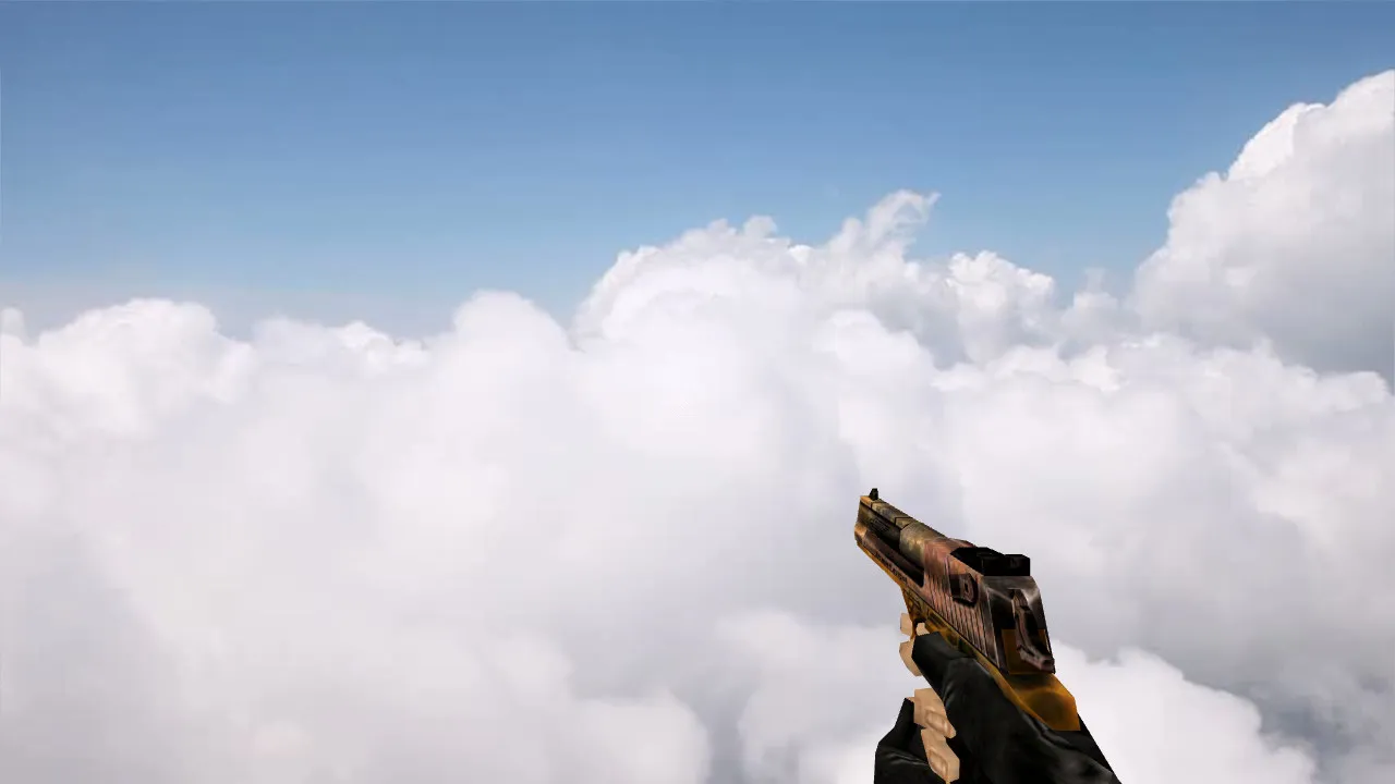 Deagle Rust Model for CS 1.6 - Realistic Textures and Custom Sounds - screenshot 1