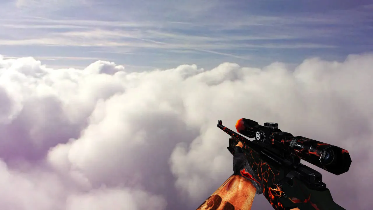 Default AWP Fire Model for CS 1.6 - HD Textures Weapon Replacement - screenshot 1
