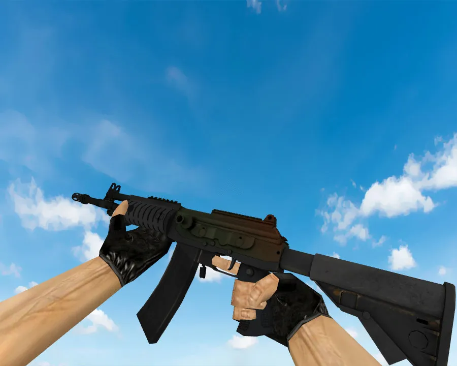 Galil Amber Fade Weapon Skin for Counter-Strike 1.6 - screenshot 1