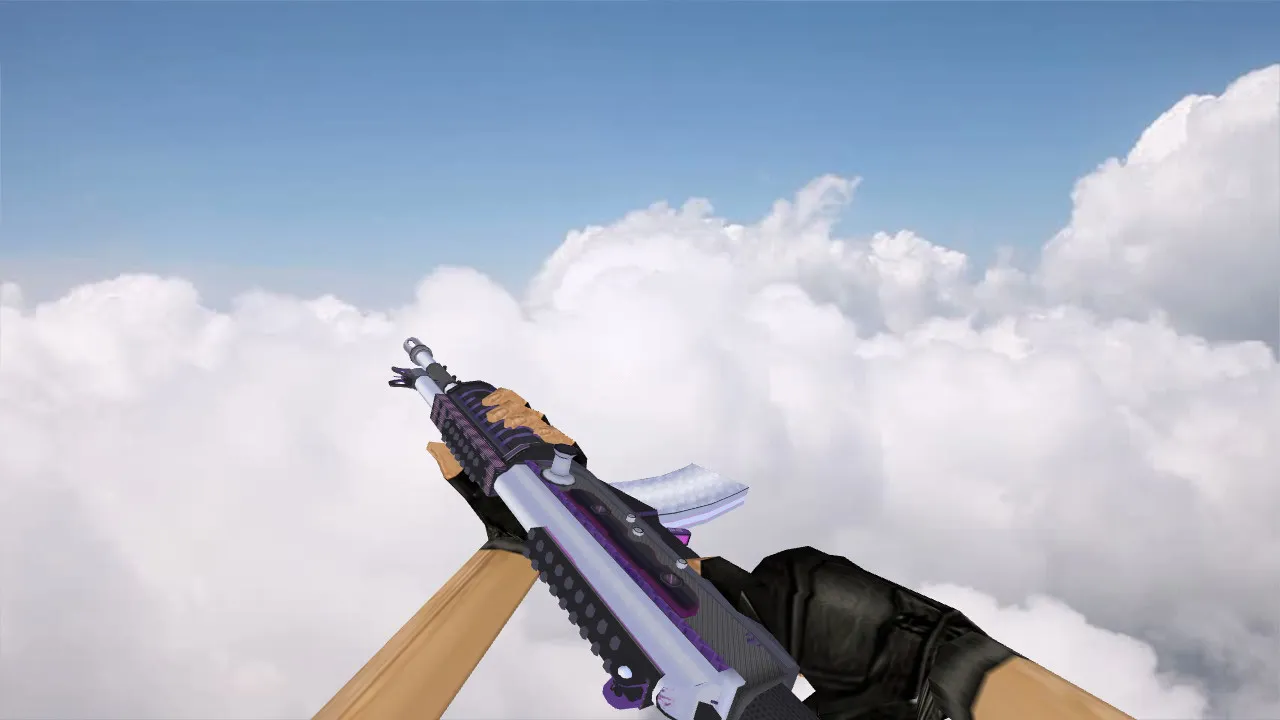 Galil Moores Law Purple Weapon Model for CS 1.6 - Precise Aiming and Custom Sounds - screenshot 2
