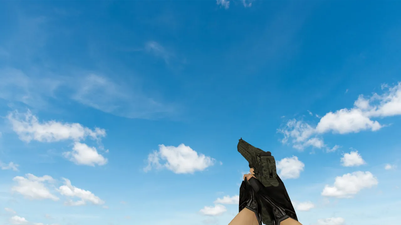 Deagle African Mesh Weapon Model for CS 1.6 - HD Textures and Inspect Animations - screenshot 3