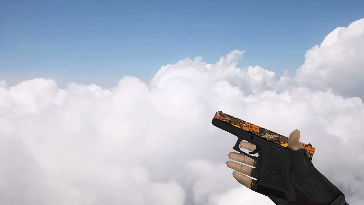 Glock 'Lapki' Model for CS 1.6: HD Textures, Original Sounds, and Inspect Animations - screenshot 1