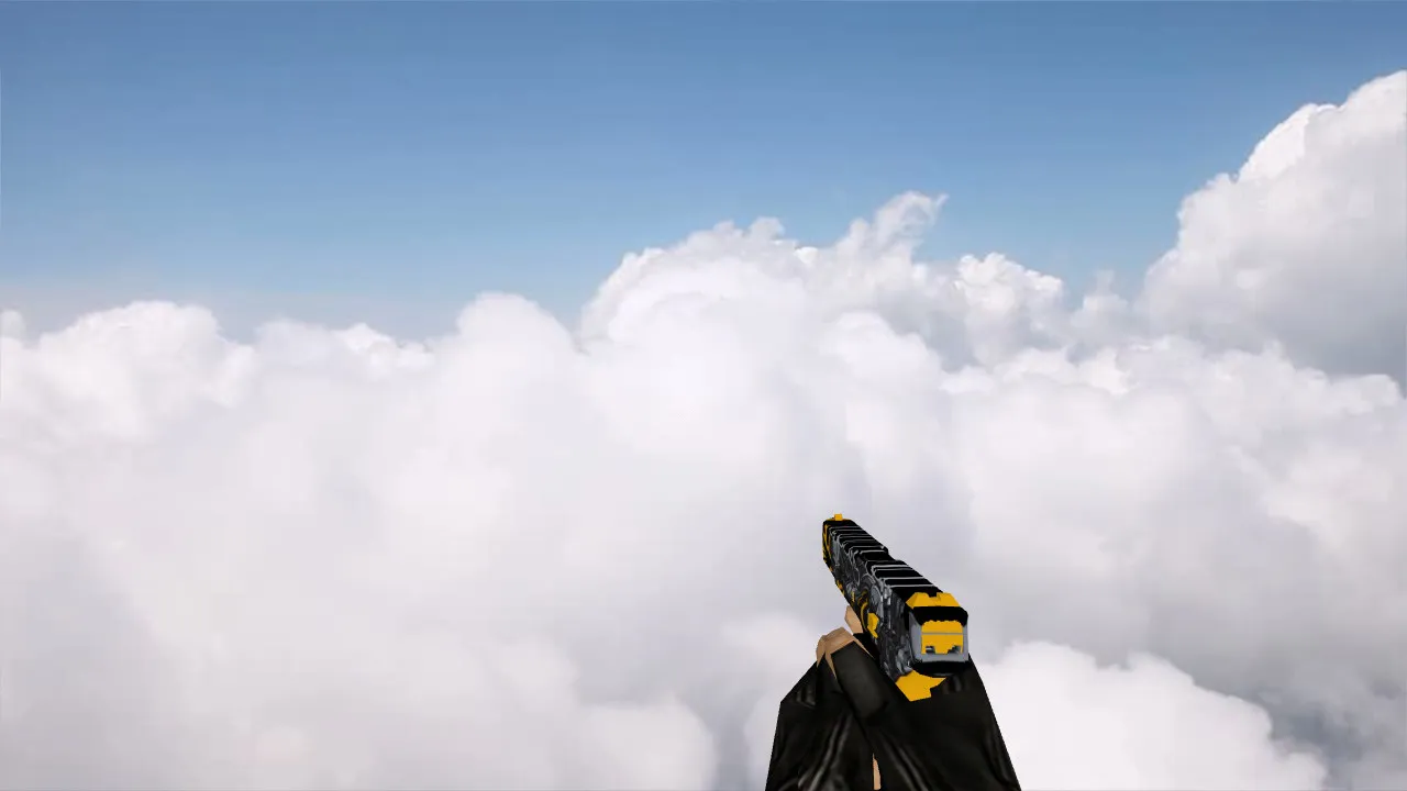 Glock Bones Weapon Model for CS 1.6: High-Quality v_ and p_ Models with Custom Sounds - screenshot 3