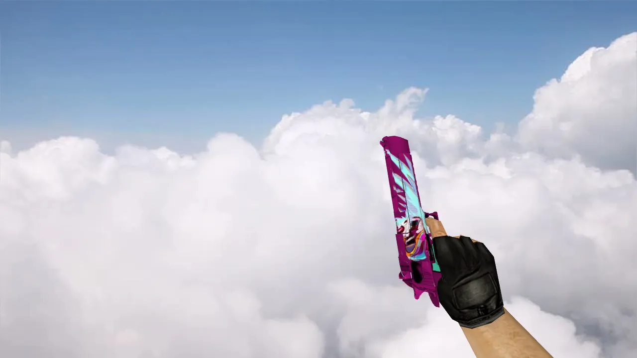 Deagle Neon Racer Model for CS 1.6 - Unique Skin with HD Textures and Custom Sounds - screenshot 2