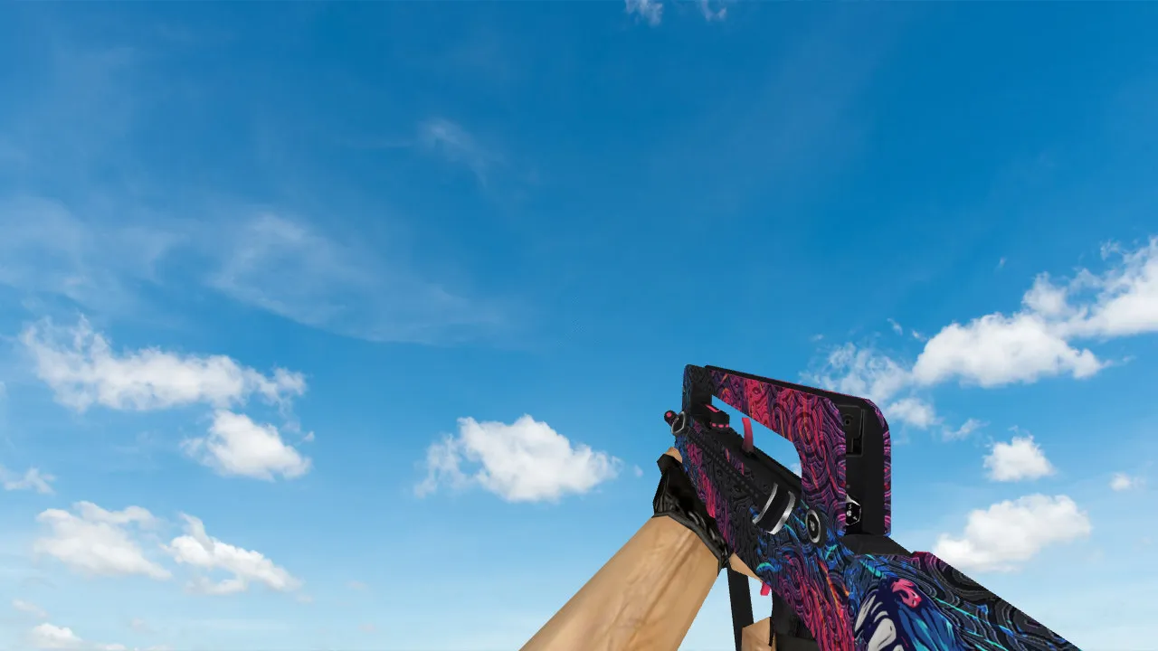Famas Blue Wolf Model for Counter-Strike 1.6 - High-Detail Weapon Skin Download - screenshot 3