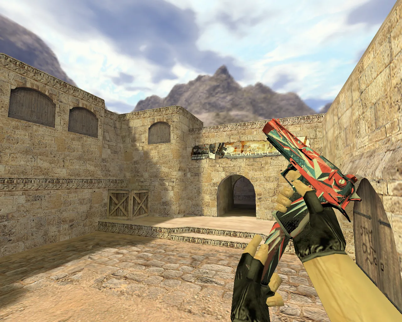 Deagle Color Rampage Model for CS 1.6 - Distinctive Weapon Design with HD Textures - screenshot 4