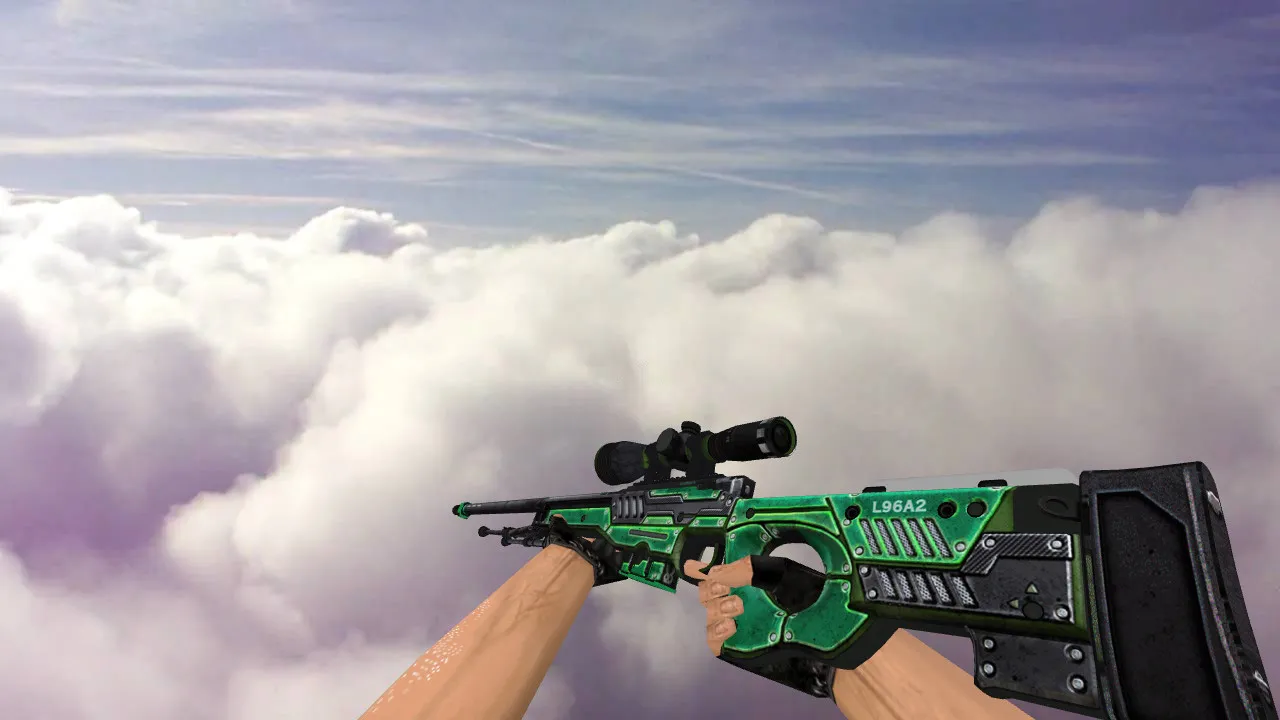 AWP Viper Strike Model for Counter-Strike 1.6 - HD Custom Weapon Skin - screenshot 1