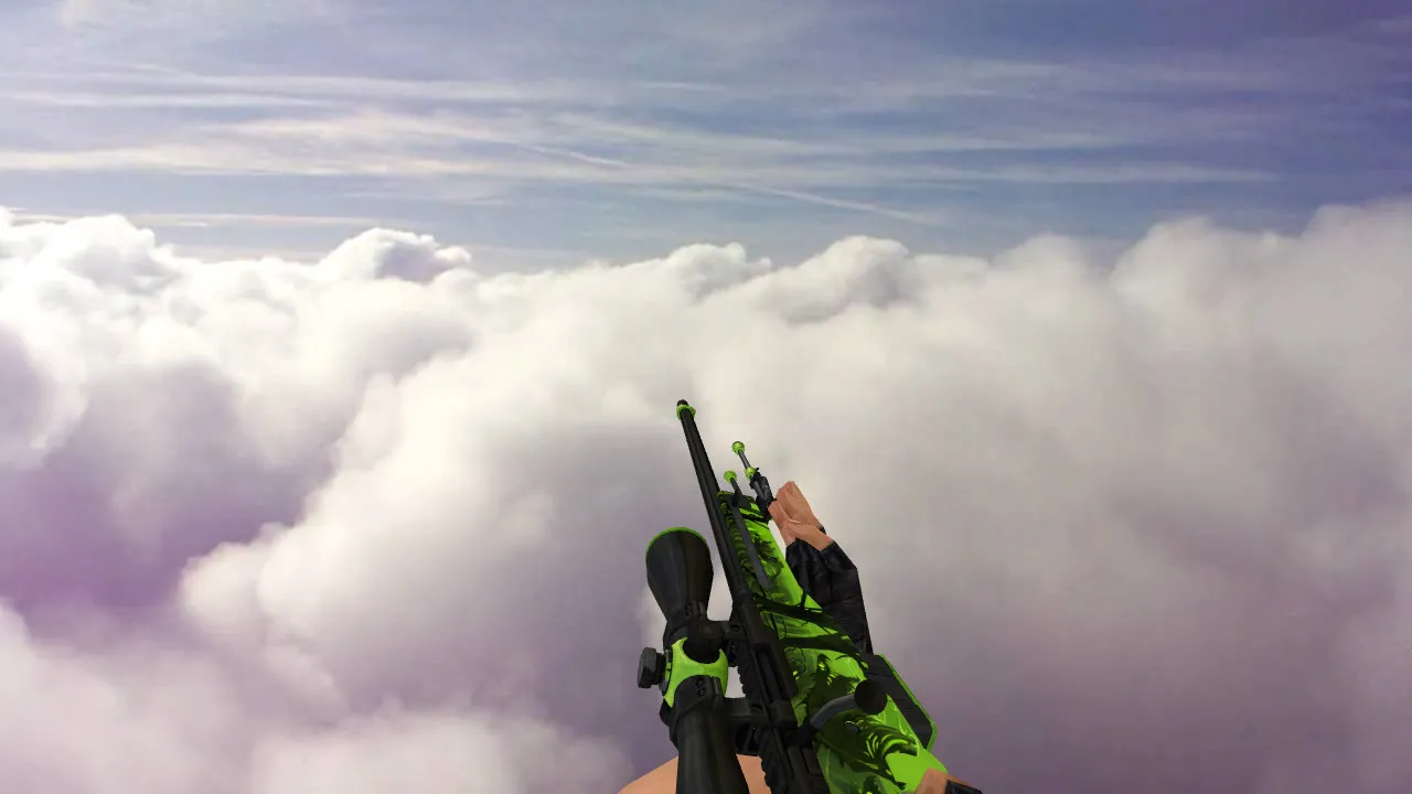 AWP Virus Model for CS 1.6: HD Skin, Custom Textures, and Inspect Animations - screenshot 2