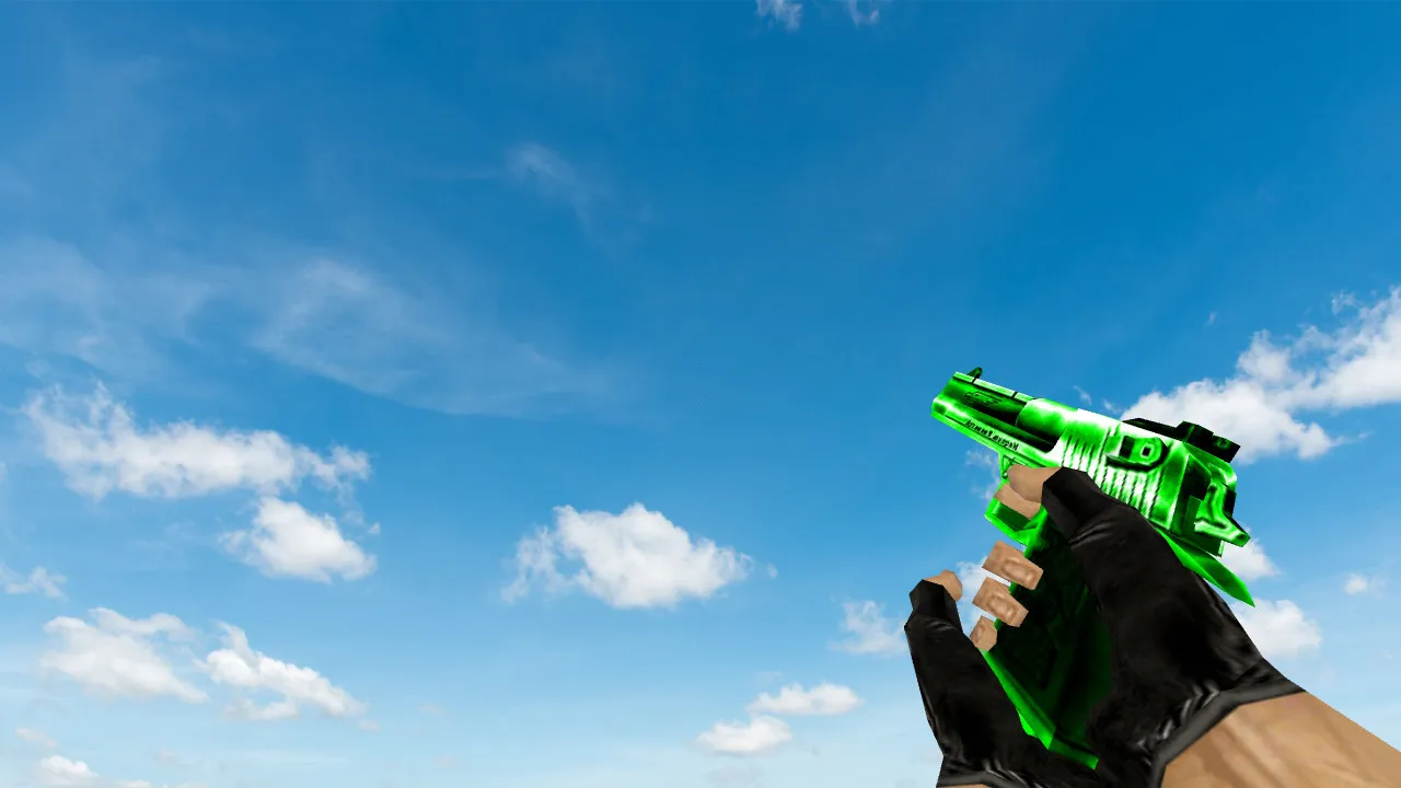 Default Deagle Green Model for CS 1.6 - High-Quality Weapon Skin Download - screenshot 2