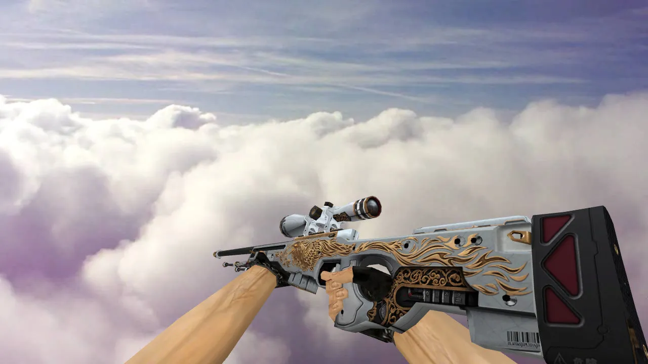 AWP White Phoenix Model for CS 1.6 - Precise Details and Optimized Textures - screenshot 1