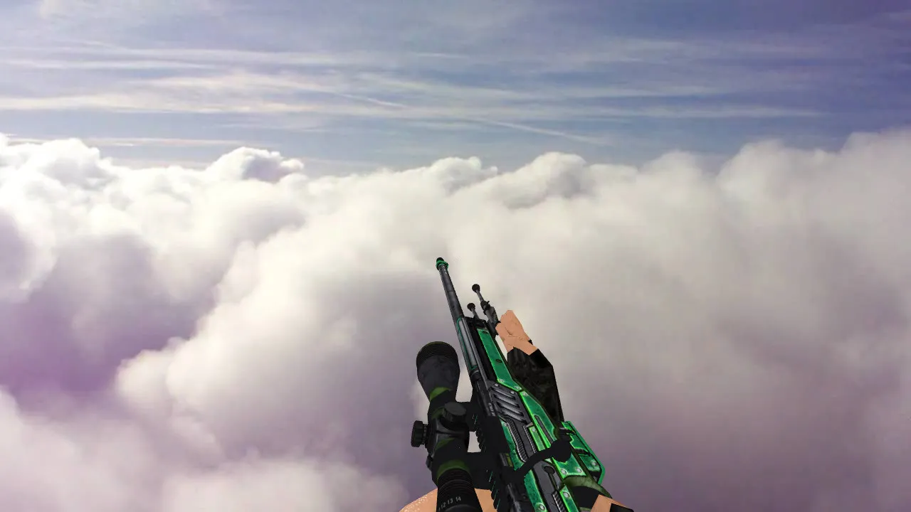 AWP Viper Strike Model for Counter-Strike 1.6 - HD Custom Weapon Skin - screenshot 2