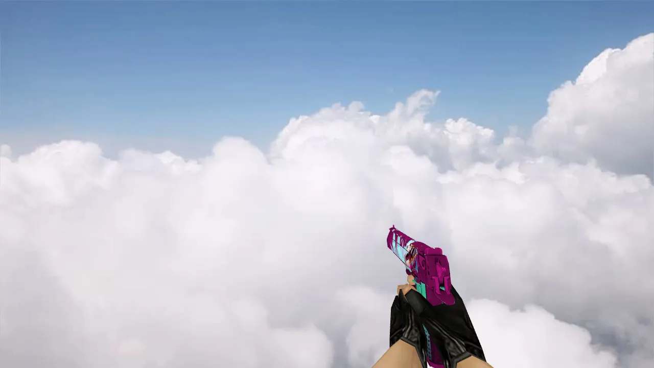 Deagle Neon Racer Model for CS 1.6 - Unique Skin with HD Textures and Custom Sounds - screenshot 3