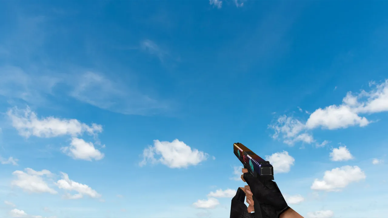 Glock Fade Navi Stickers Model for CS 1.6: Better Visibility and Style - screenshot 1