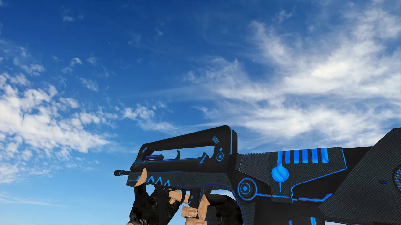Famas Plasmax Weapon Model for Counter-Strike 1.6 - High-Quality Download - screenshot 1