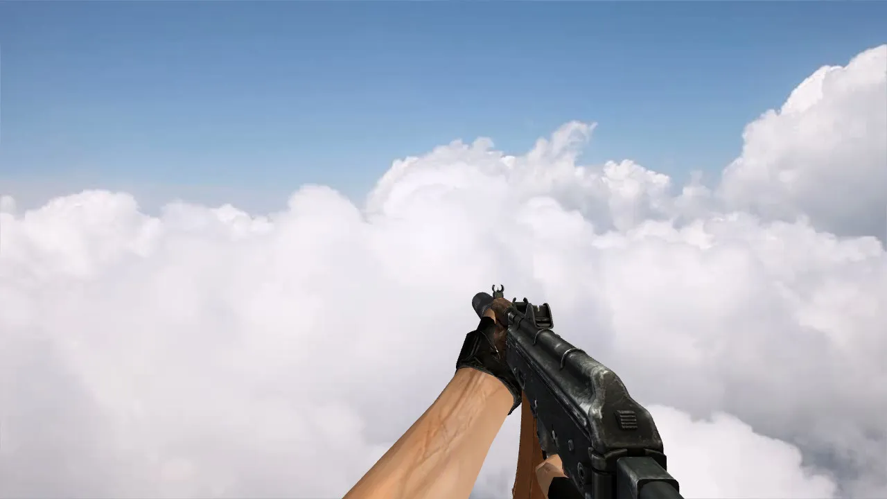 AKS-74U Suppressed Galil Model for CS 1.6 - HD Textures and Custom Sounds - screenshot 1