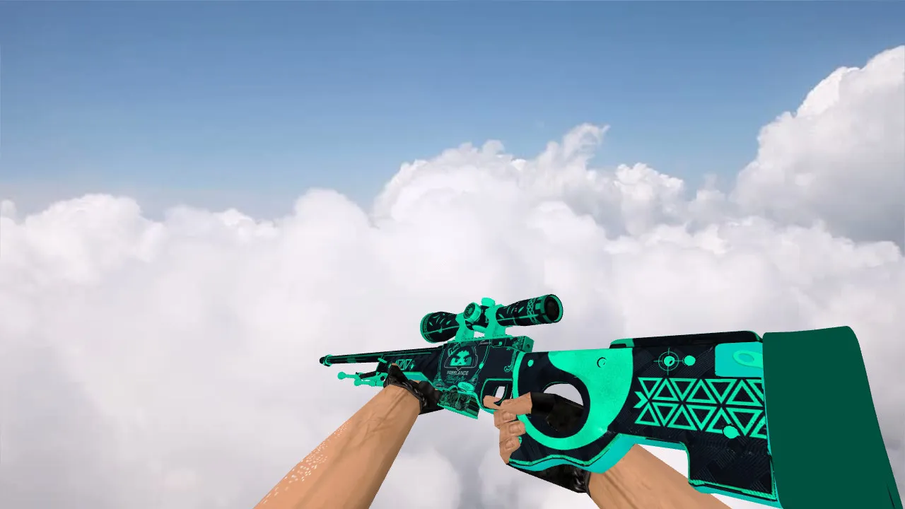 AWP Rua Model for Counter-Strike 1.6: Better Sniping with Custom Textures and Sounds - screenshot 1
