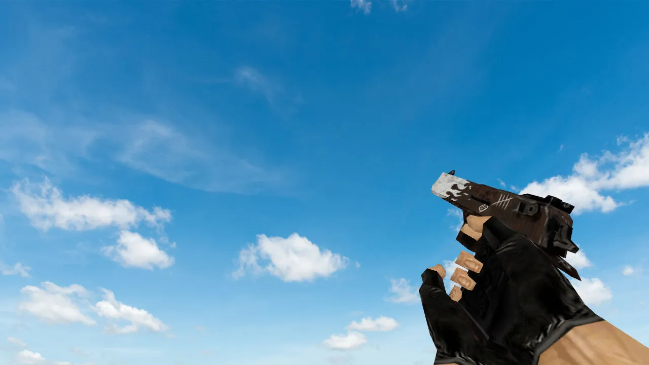 Standard Deagle Oxide Flame Model for CS 1.6 - High-Quality Weapon Skin - screenshot 2