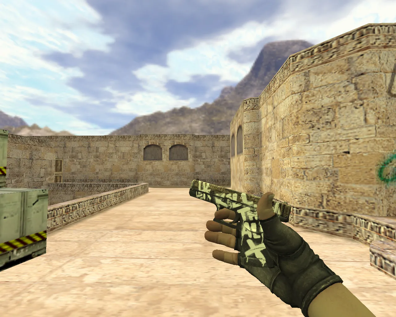 Glock Desert Rebel Model for CS 1.6 - High-Detail Weapon Skin Download - screenshot 1