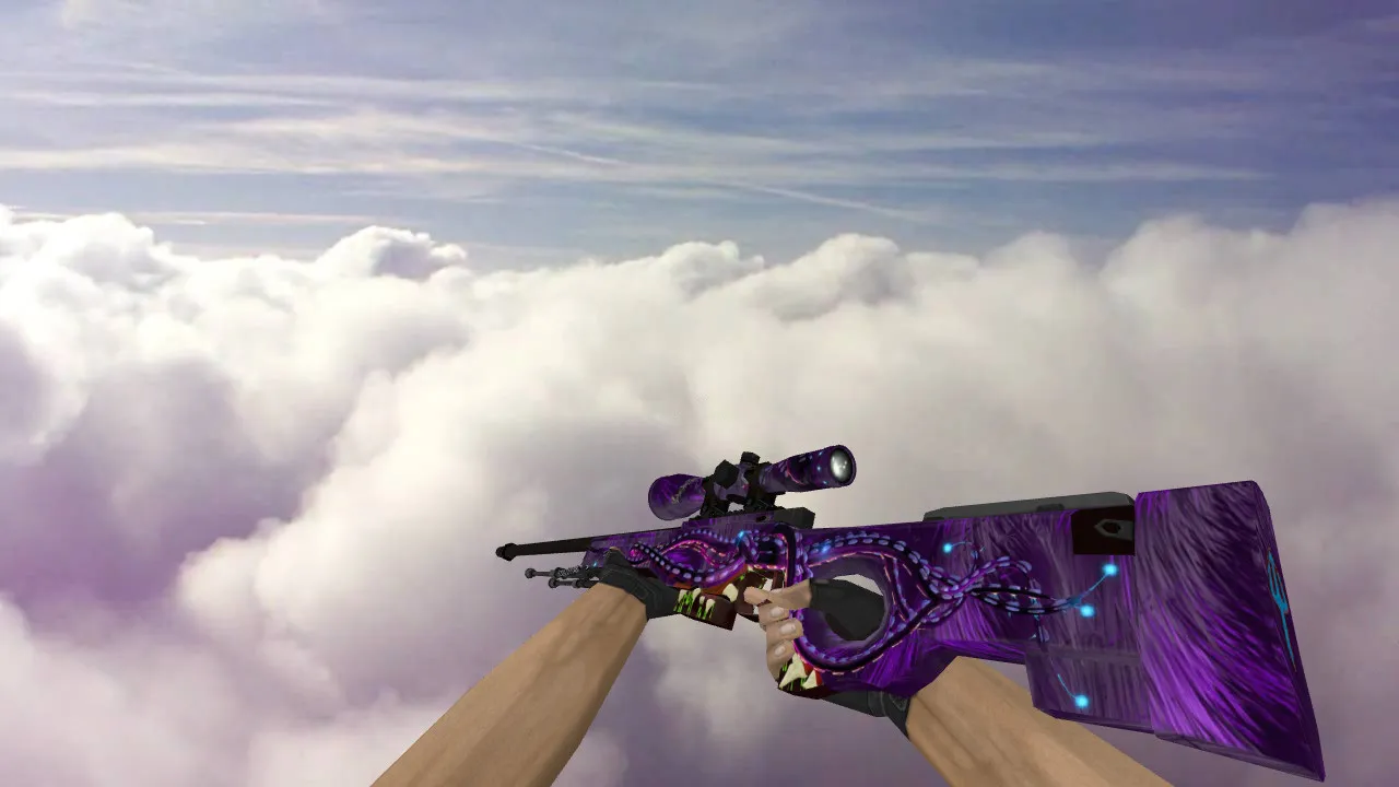 AWP Wrath of Poseidon Custom Model for CS 1.6 - HD Textures and Sounds - screenshot 1