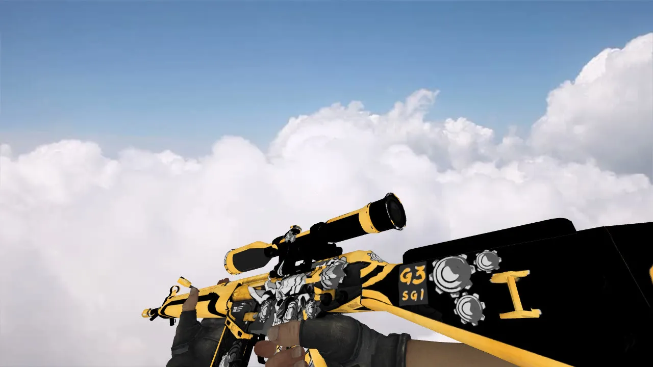 G3SG1 Cybernetik Model for Counter-Strike 1.6 - Unique Sniper Design - screenshot 1