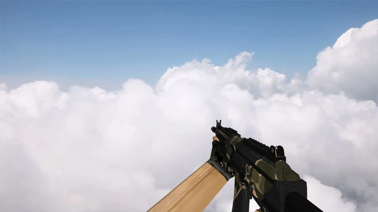 Galil Black Sand Model for CS 1.6: Custom Weapon Skin with HD Textures and Sounds - screenshot 3