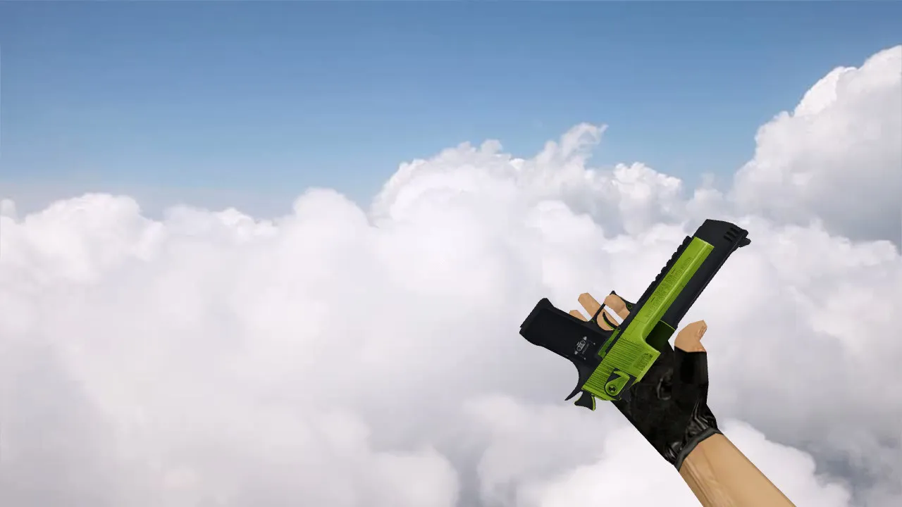 Deagle Green Boost Model for CS 1.6 - Custom Weapon Skin with HD Textures and Sounds - screenshot 1