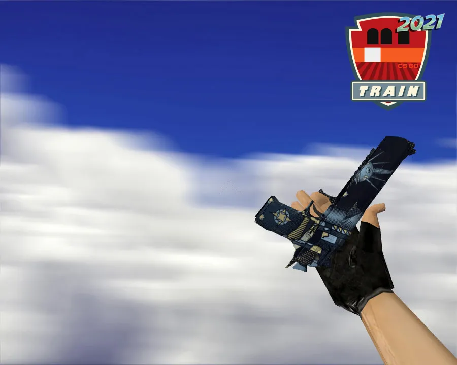 Desert Eagle Sputnik Weapon Model for Counter-Strike 1.6 - Space-Inspired Deagle Skin - screenshot 1