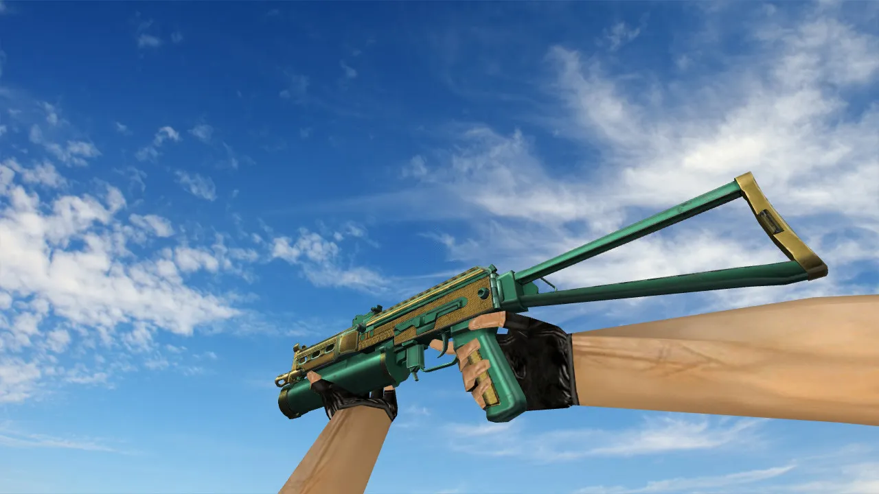 PP-19 Bizon Vacuum P90 Model for CS 1.6 - High-Res Textures and Smooth Animations - screenshot 1