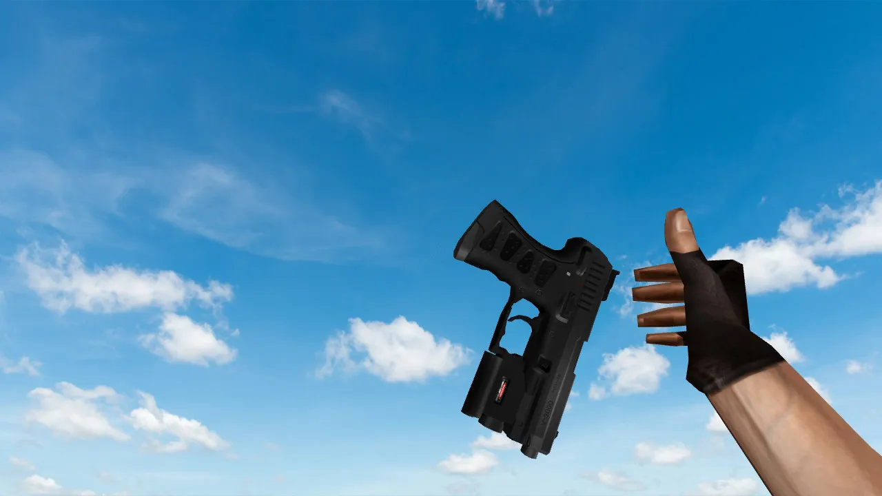Anics Skif A-3000 F1 Glock Model for CS 1.6 - Detailed Weapon Replacement - screenshot 2