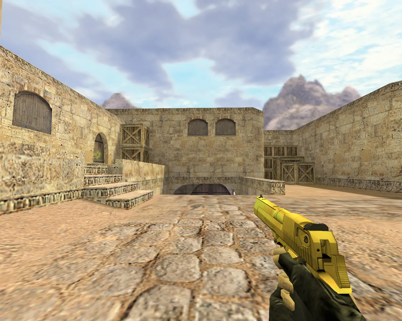 Golden Deagle Weapon Model for CS 1.6 - Custom HD Design with Sounds - screenshot 1