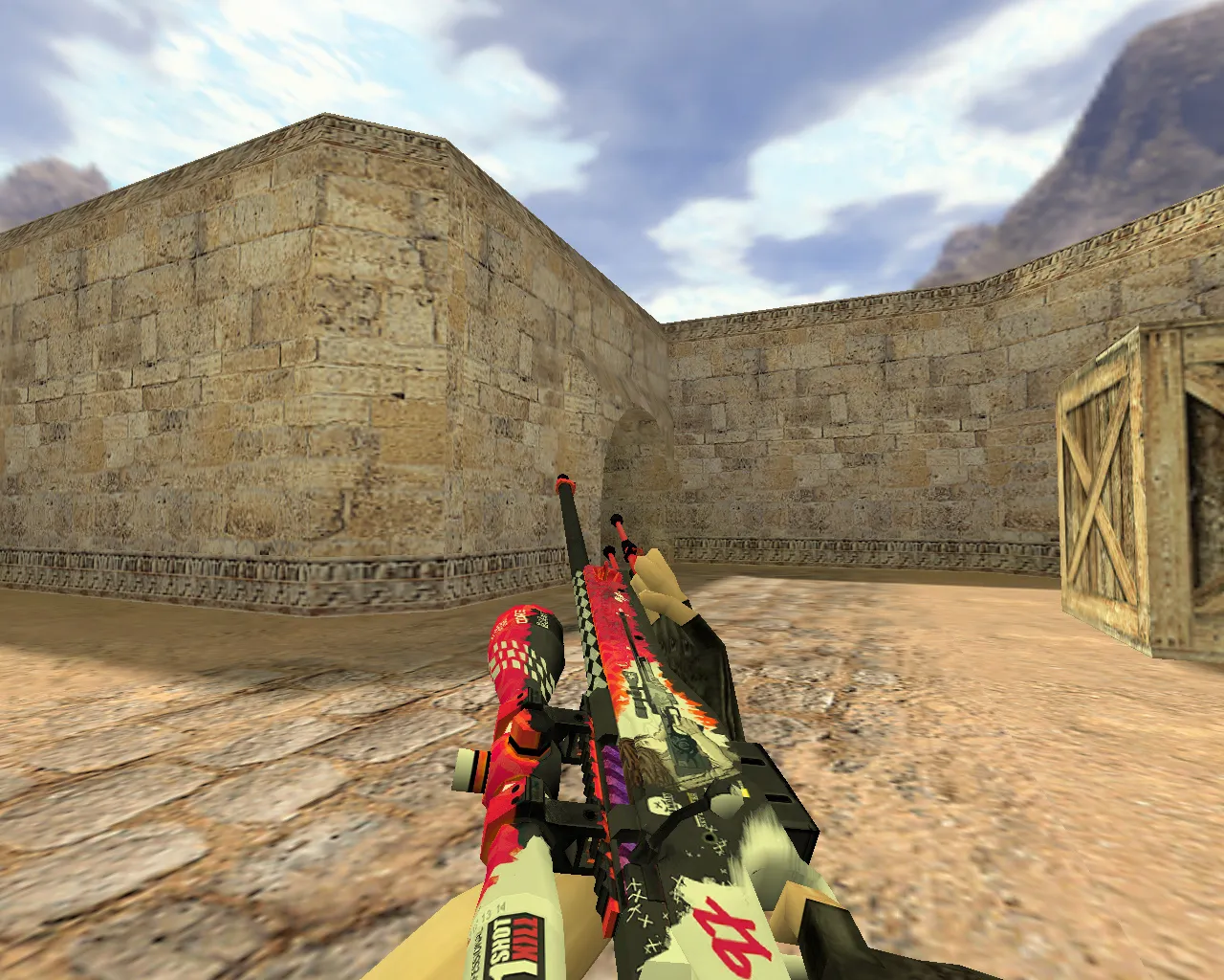 AWP Wild Style Model for CS 1.6 - HD Textures and Smooth Animations - screenshot 2