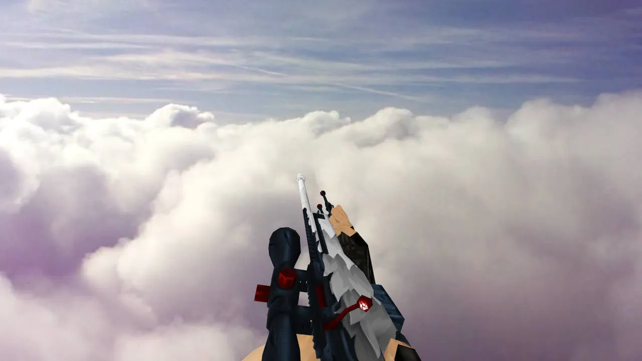 AWP White Fang Model for CS 1.6 - Distinctive White Look with Accurate Hitboxes - screenshot 2