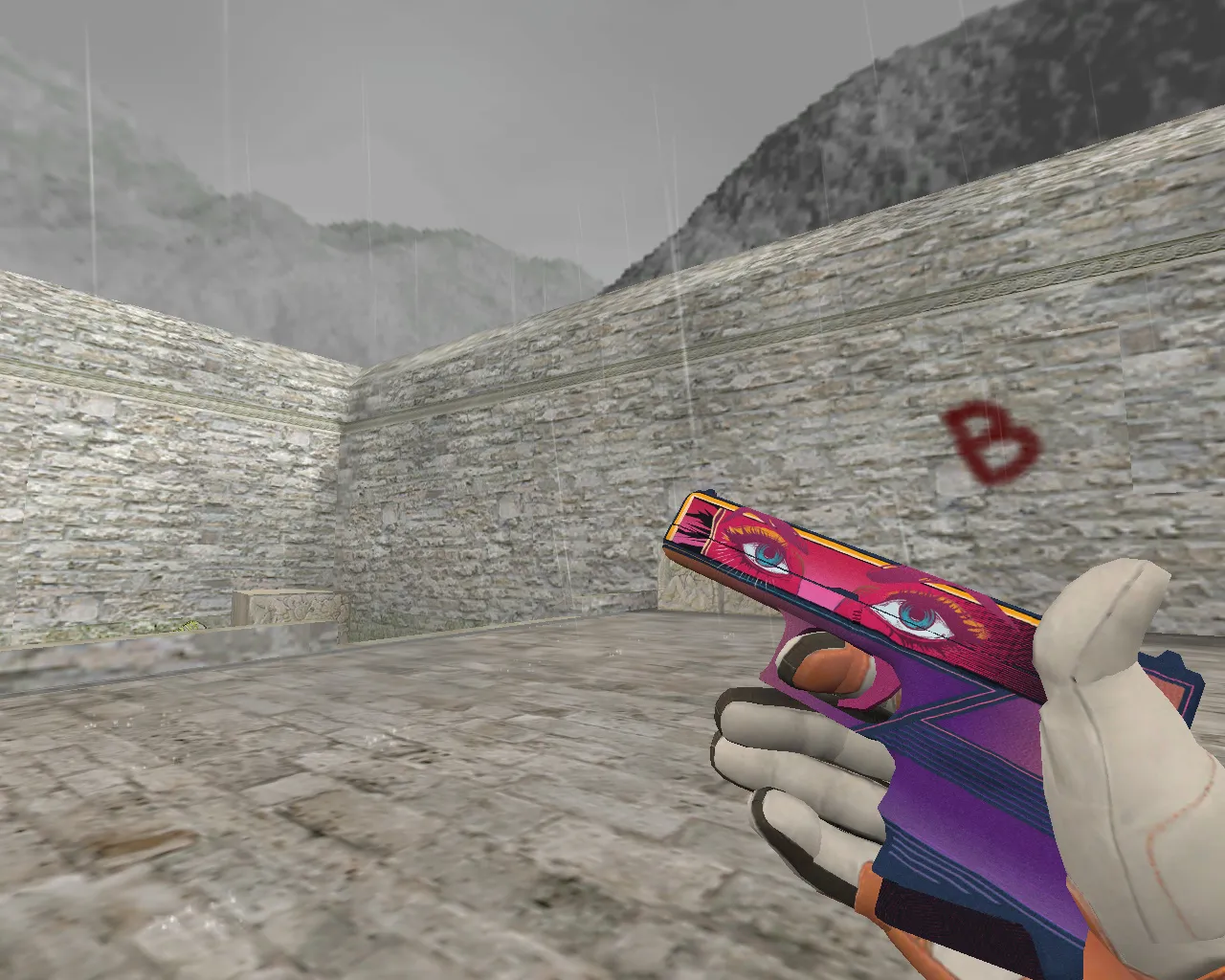 Glock Vogue Skin for Counter-Strike 1.6 - Premium Custom Weapon Model - screenshot 1