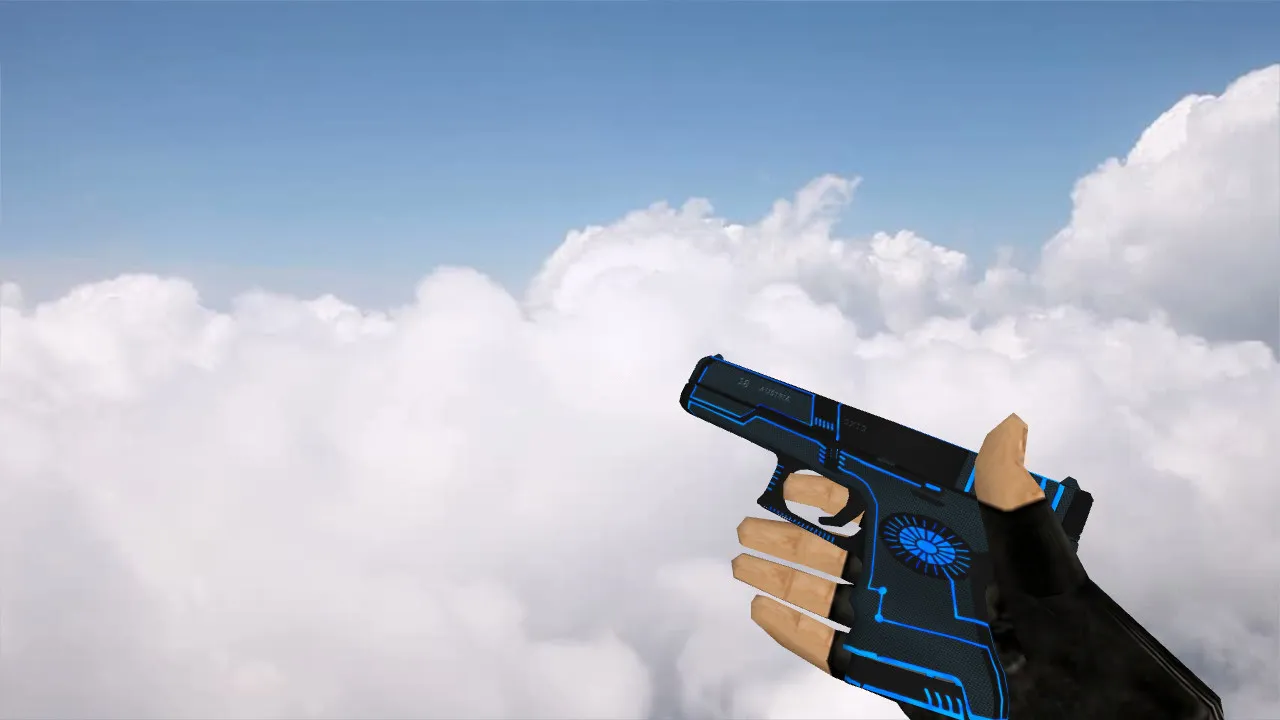 Glock Plasmax Model for CS 1.6 – Custom Weapon Skin with HD Textures and Animations - screenshot 1