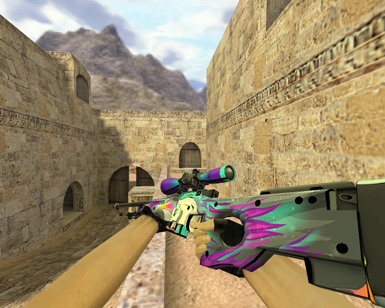 AWP Unicorn Model for CS 1.6: Custom Skin with HD Textures and Animations - screenshot 1