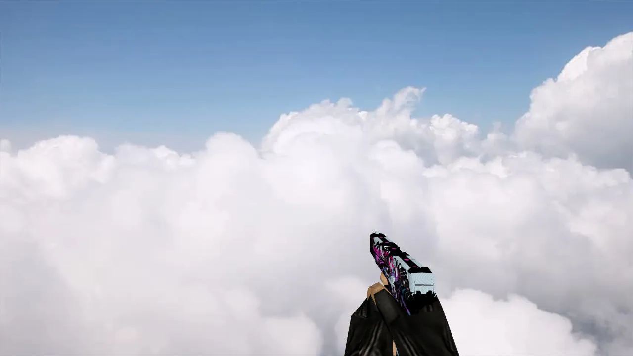 Glock Neon Noir Model for CS 1.6 - HD Textures and Custom Sounds - screenshot 3