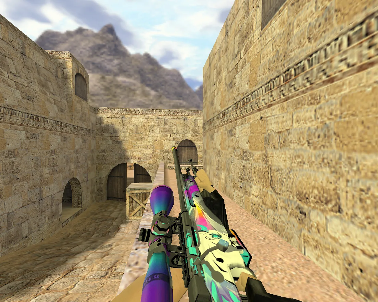 AWP Unicorn Model for CS 1.6: Custom Skin with HD Textures and Animations - screenshot 2