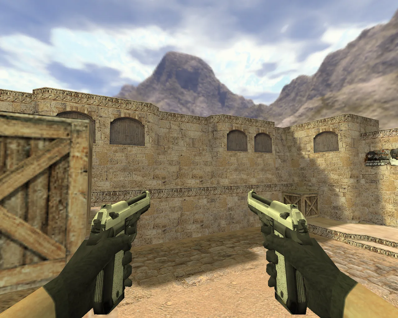 Silver Dual Elites Weapon Model for CS 1.6 - HD Textures and Custom Inspect Animations - screenshot 1