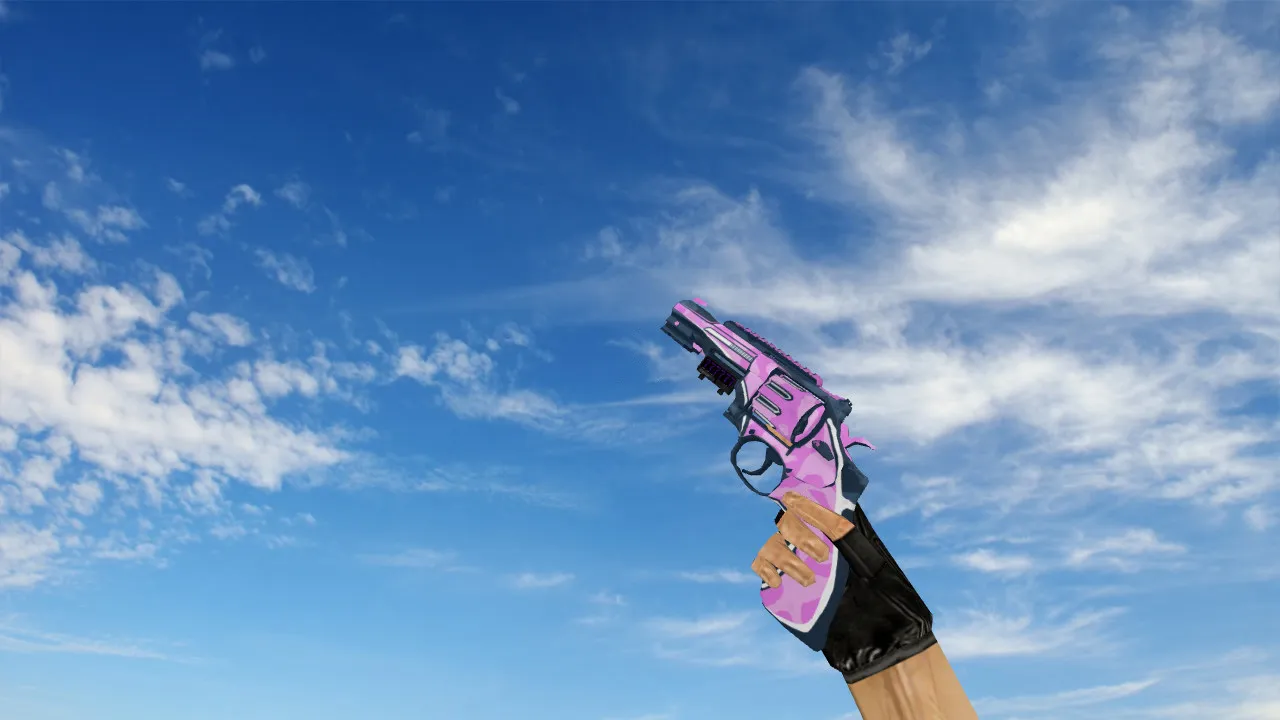 R8 Revolver Vertex Pink Deagle Model for CS 1.6 - Custom Weapon with Inspect Animations - screenshot 1