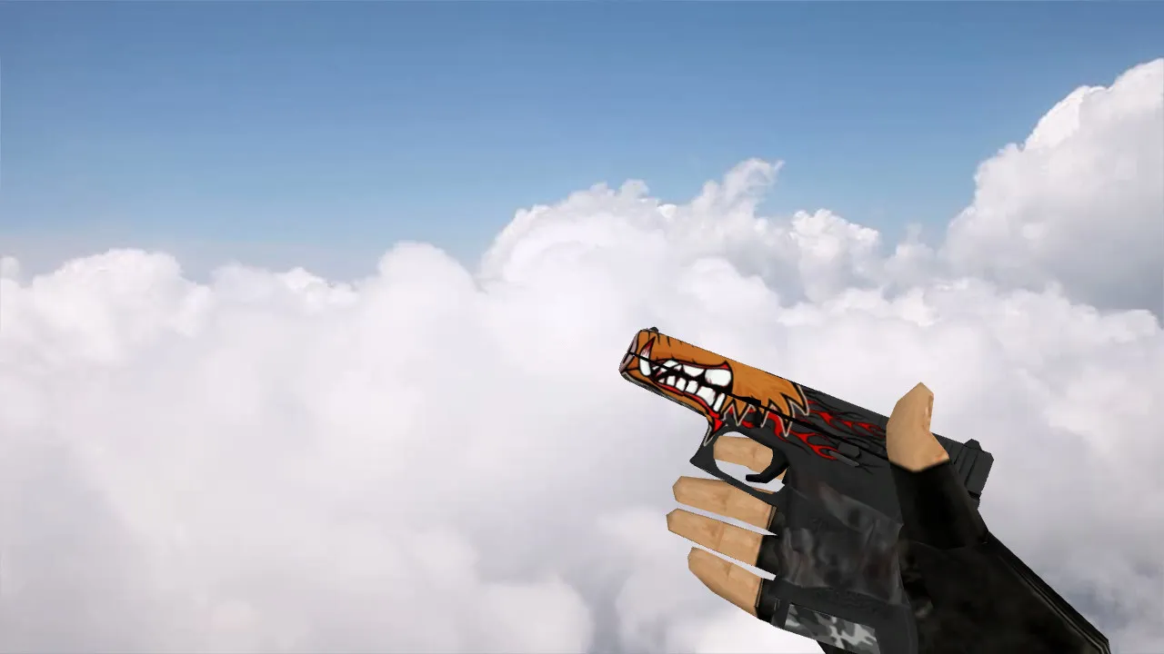 Glock Piggy Model for Counter-Strike 1.6 - Unique Skin with Custom Sounds and HD Textures - screenshot 1
