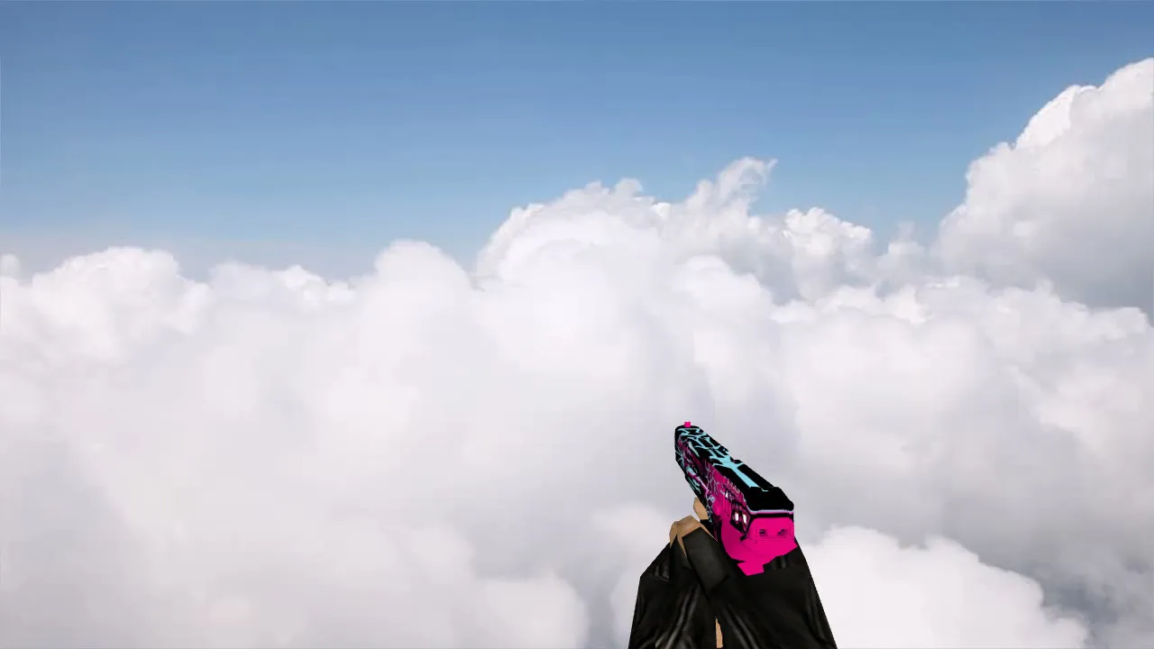 Neon Cyborg Glock Skin for CS 1.6 - Custom Textures and Sounds - screenshot 3