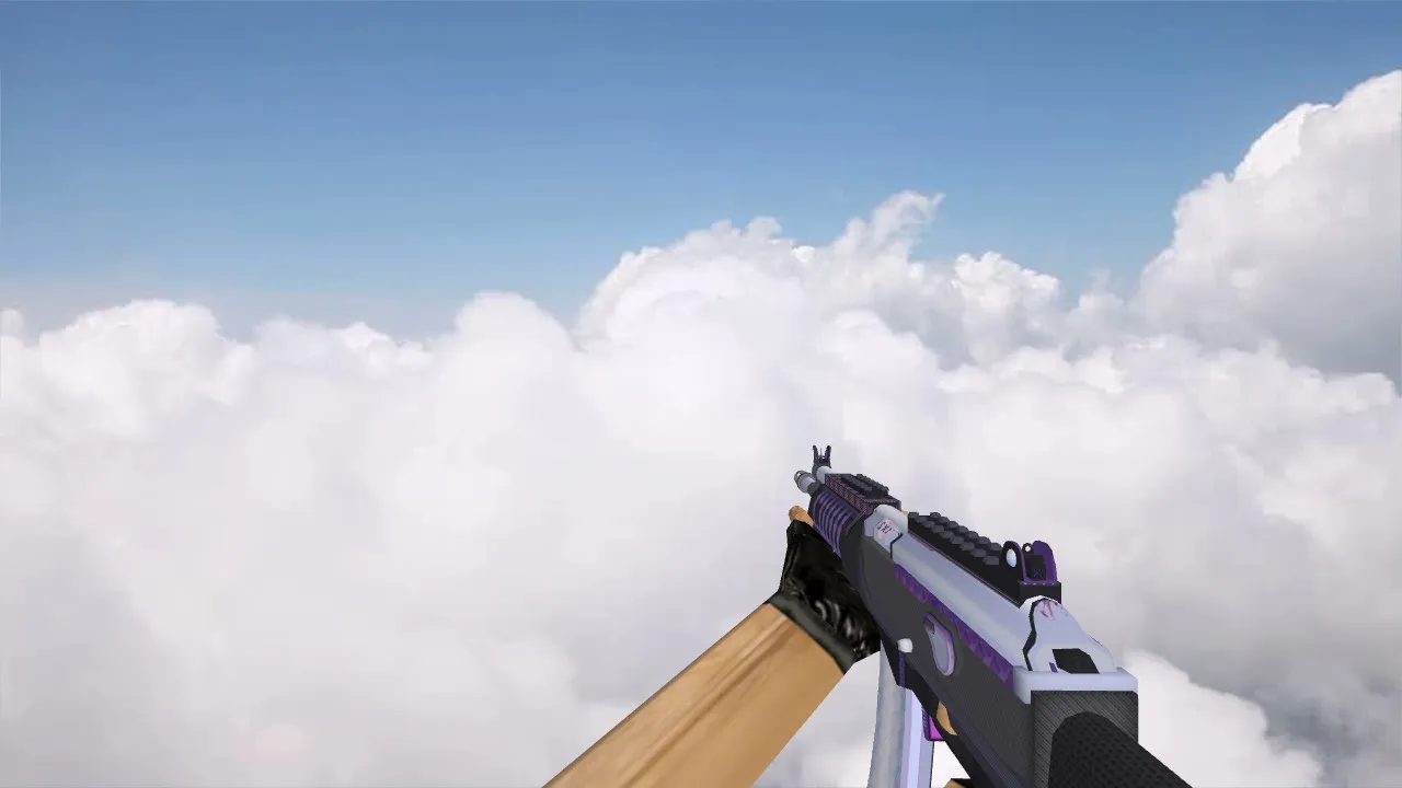 Galil Moores Law Purple Weapon Model for CS 1.6 - Precise Aiming and Custom Sounds - screenshot 3